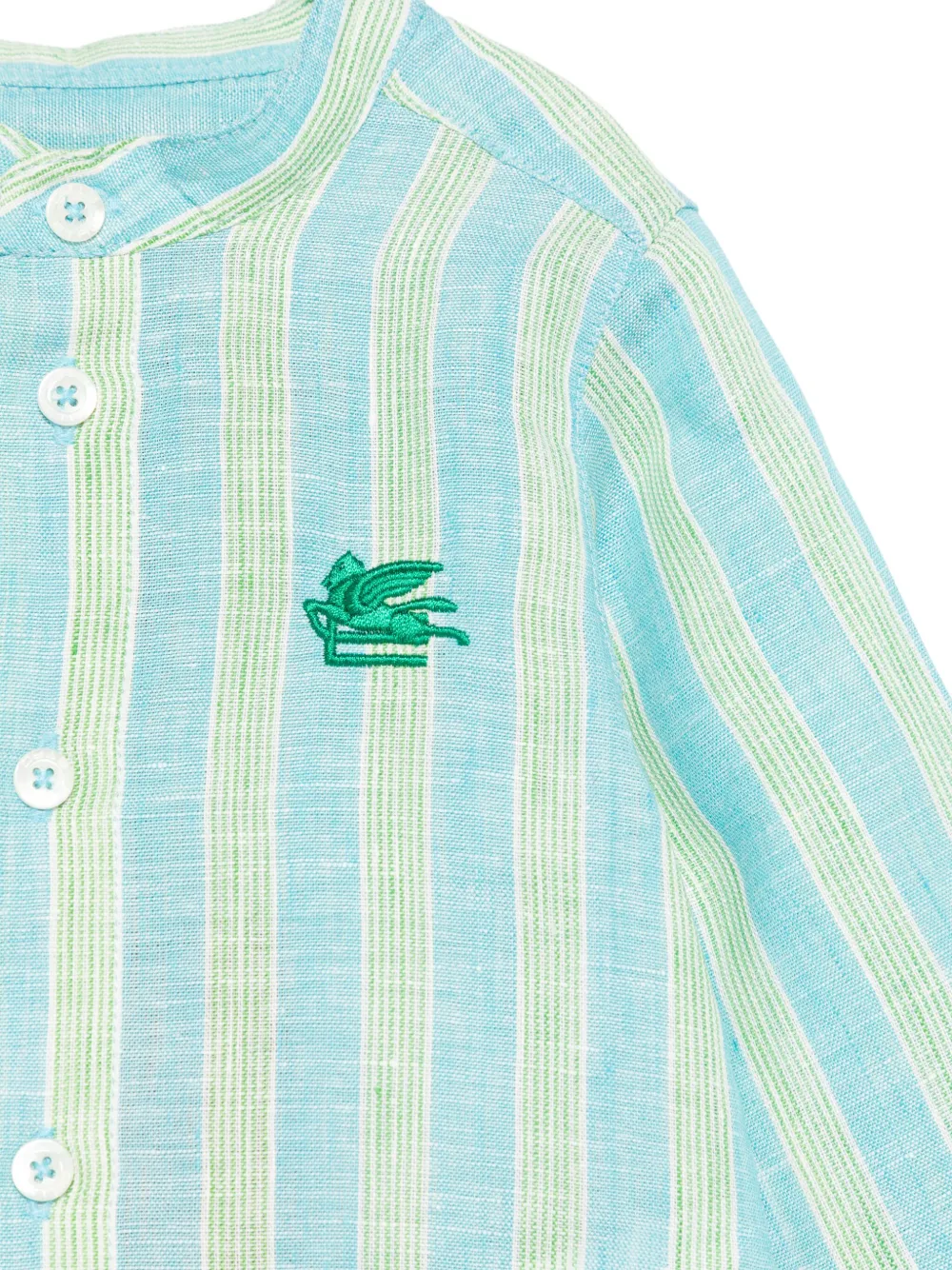 ETRO KIDS Gestreept shirt Blauw