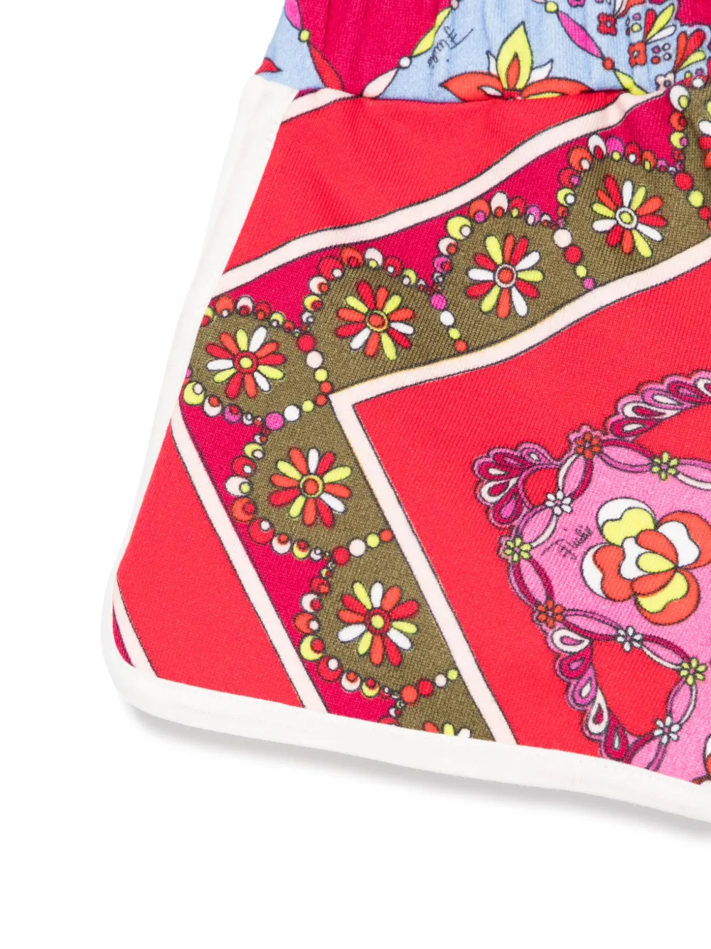 PUCCI Junior Shorts met bloemenprint Roze