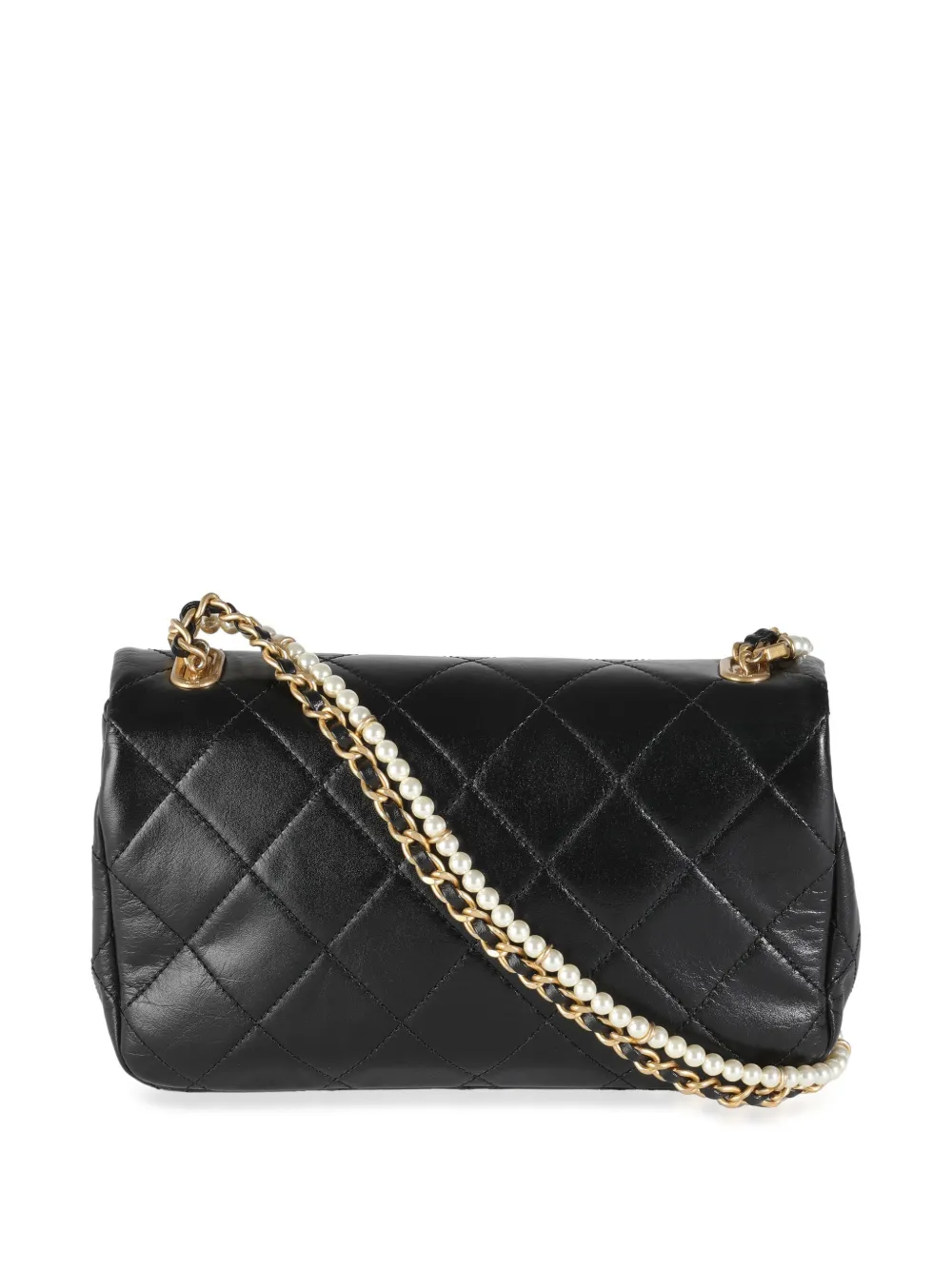 CHANEL Pre-Owned 2020 kleine Flap schoudertas - Zwart