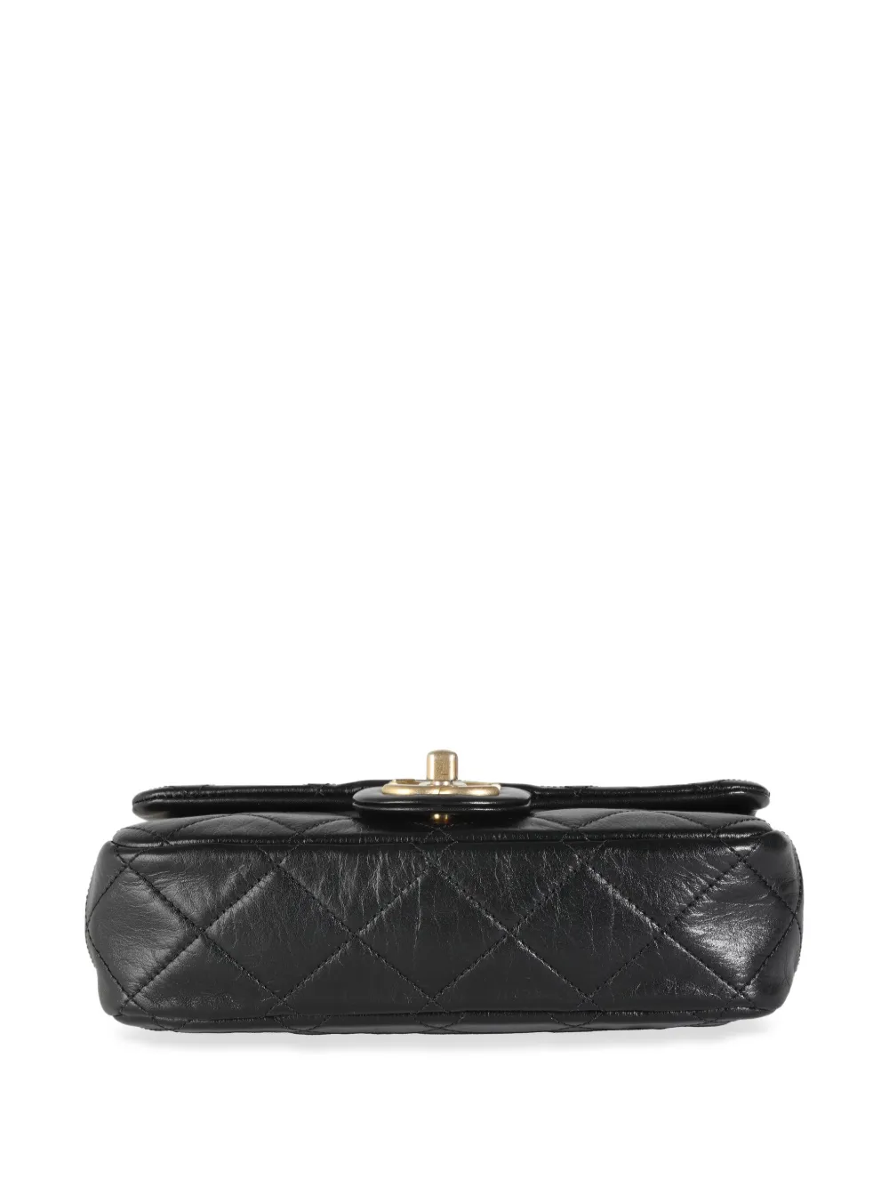 Pre-owned Chanel 2020 Mini Flap Shoulder Bag In Black