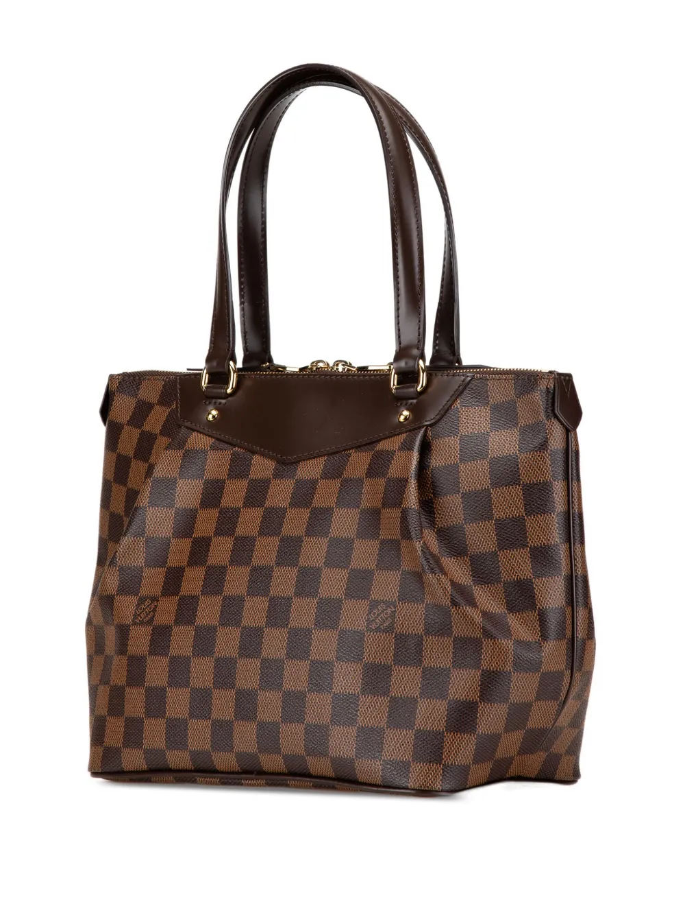 Louis Vuitton Pre-Owned 2011 Damier Ebene Westminster PM schoudertas - Bruin