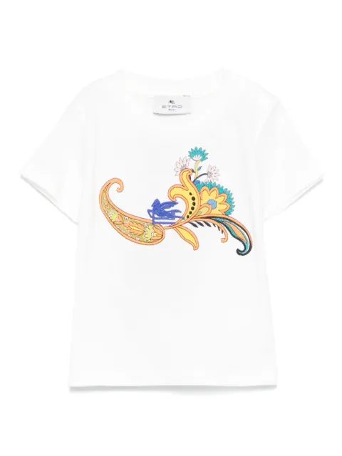 ETRO KIDS motif-embroidered T-shirt  