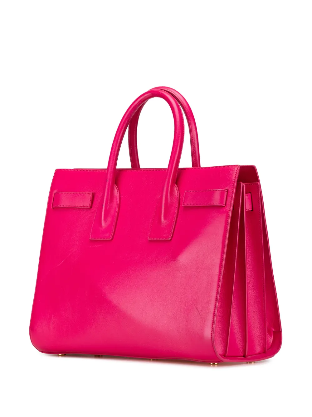 Saint Laurent Pre-Owned 2010-2024 Small Leather Sac De Jour satchel - Roze