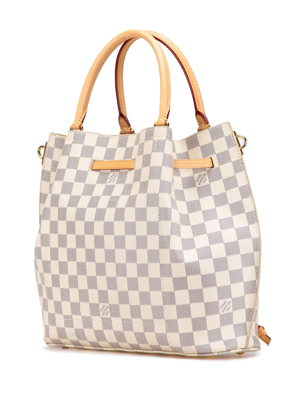 Louis Vuitton Pre-Owned 2016 Damier Azur Girolata boekentas - Wit