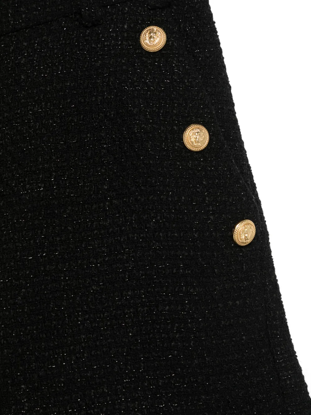 BALMAIN TWEED SHORTS