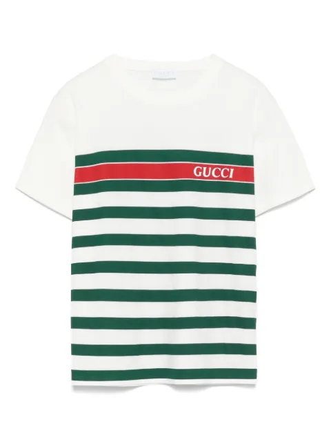 Gucci Kids Camiseta com detalhe Web