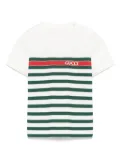 Gucci Kids Web-detailed T-shirt - White