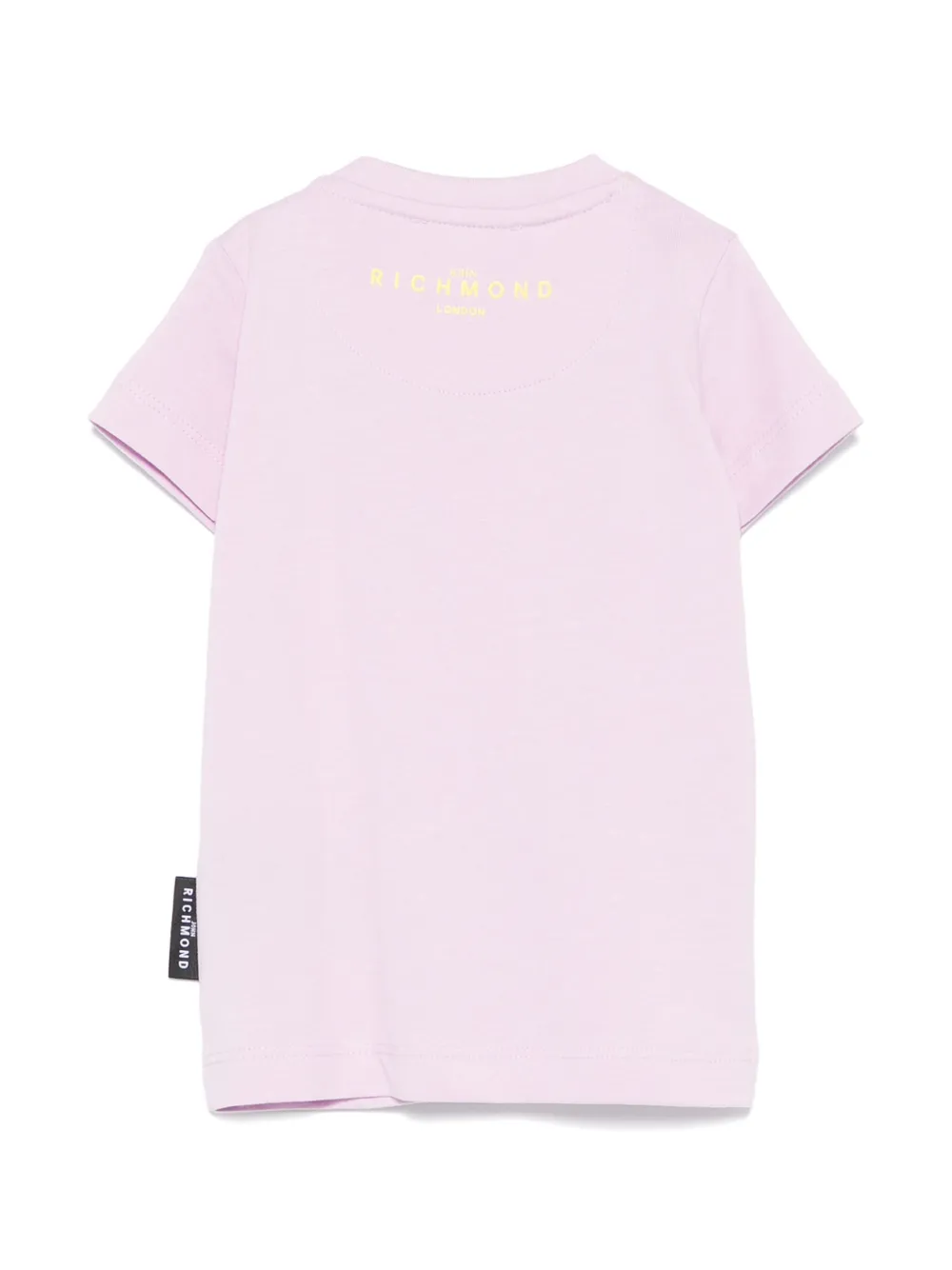 John Richmond Junior T-shirt met logoprint Paars