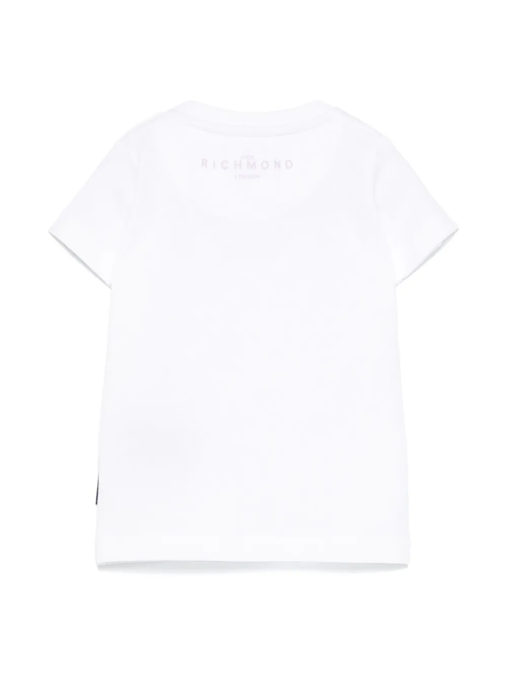 John Richmond Junior T-shirt met logoprint - Wit