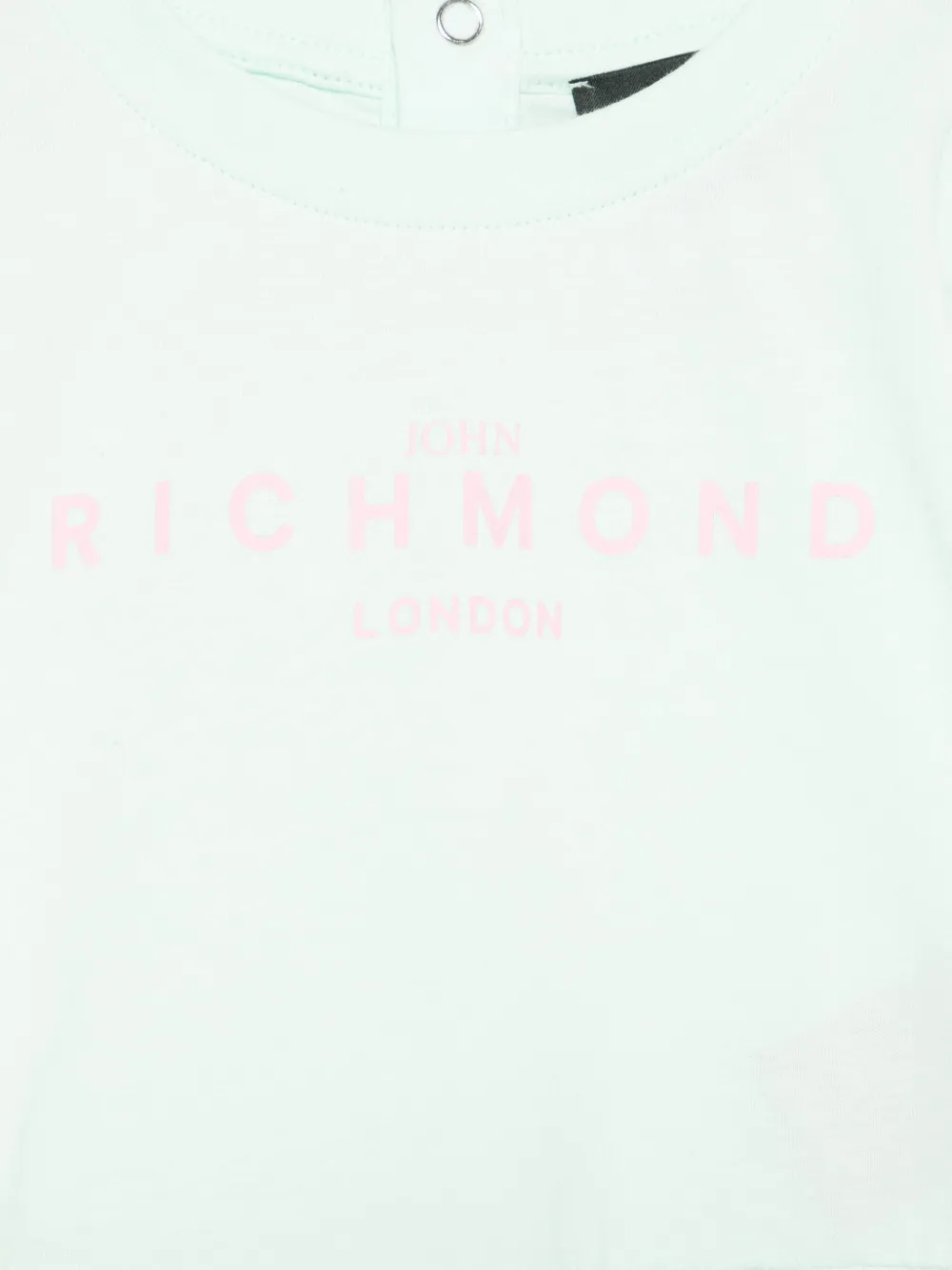 John Richmond Junior Jurk met logoprint Groen