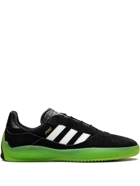 adidas Puig "Black/White/Semi Solar Green" sneakers