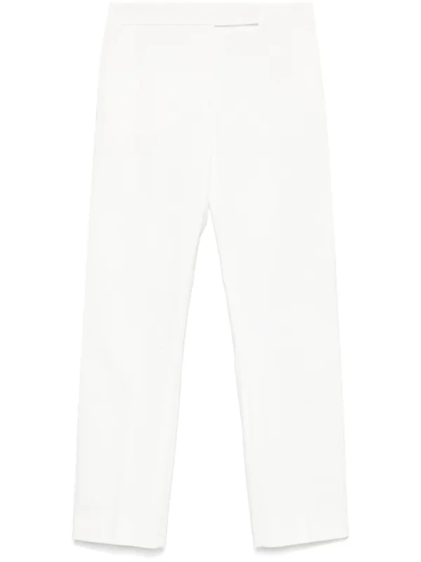 Max Mara Okra Trousers | White | FARFETCH