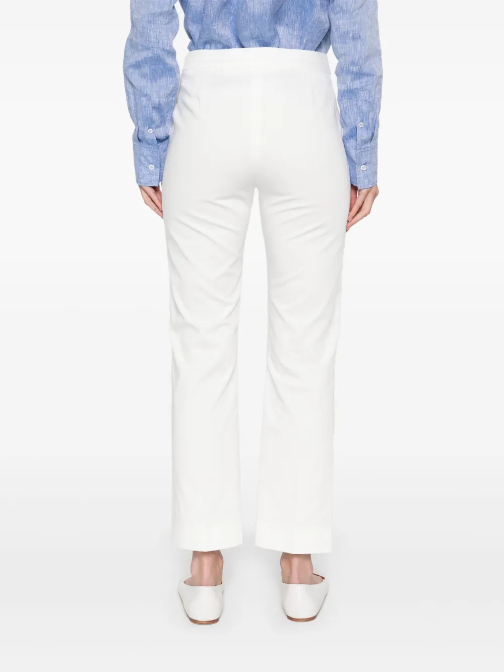 Max Mara Okra broek Wit