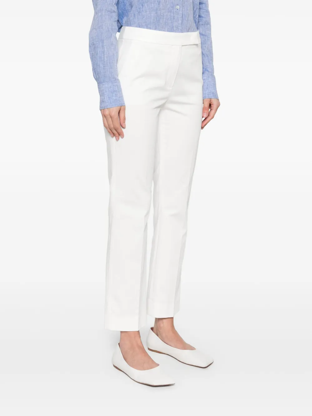 Max Mara Okra broek Wit