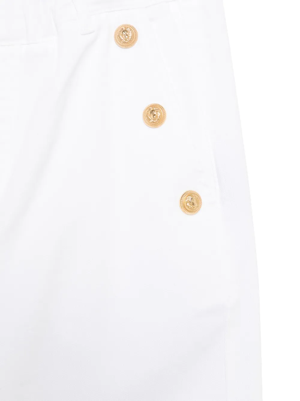 BALMAIN LOGO-DETAIL TROUSERS
