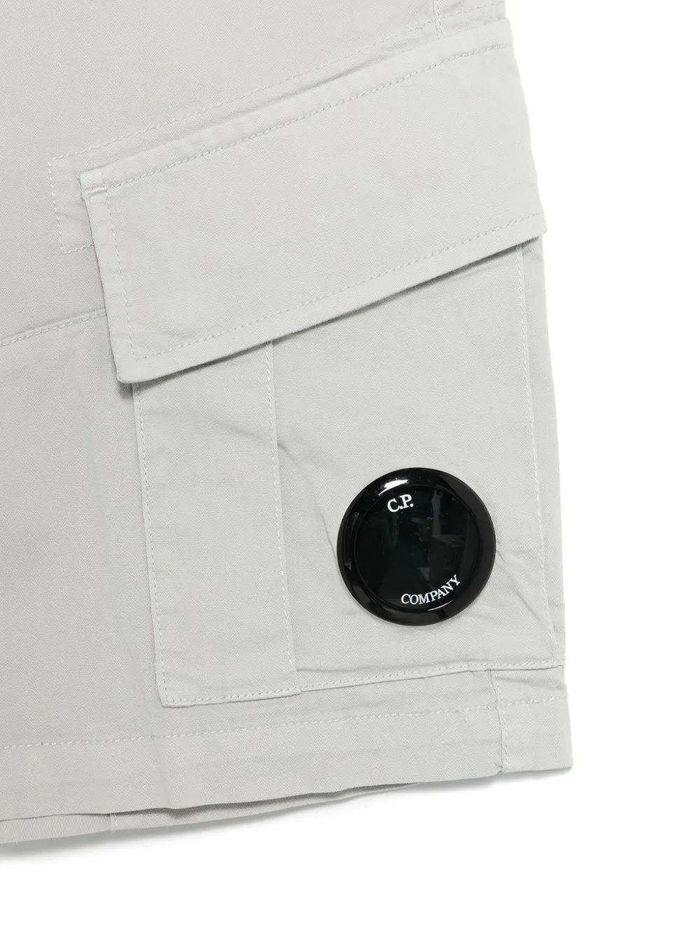 C.P. Company Kids Shorts met lensdetail Grijs
