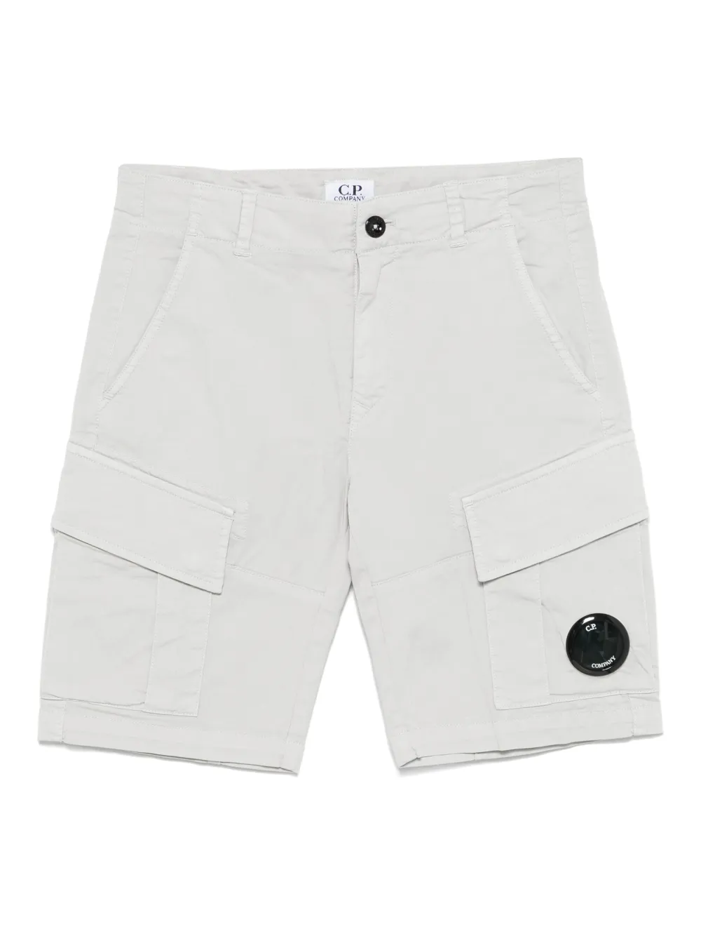 C.P. Company Kids Shorts met lensdetail Grijs