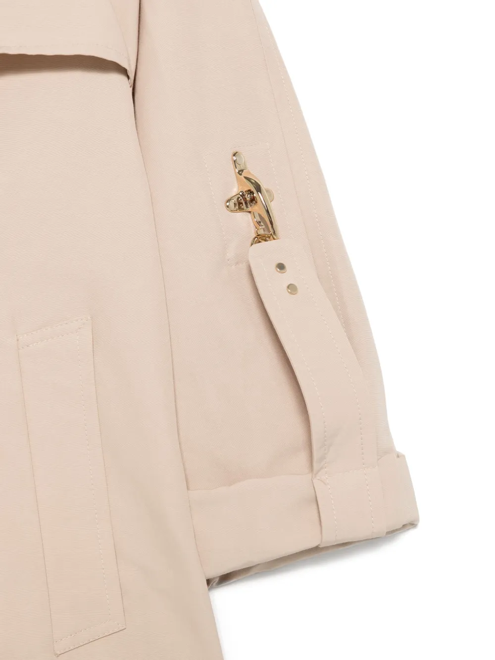 Fay Peacoat Jacket In Neutrals