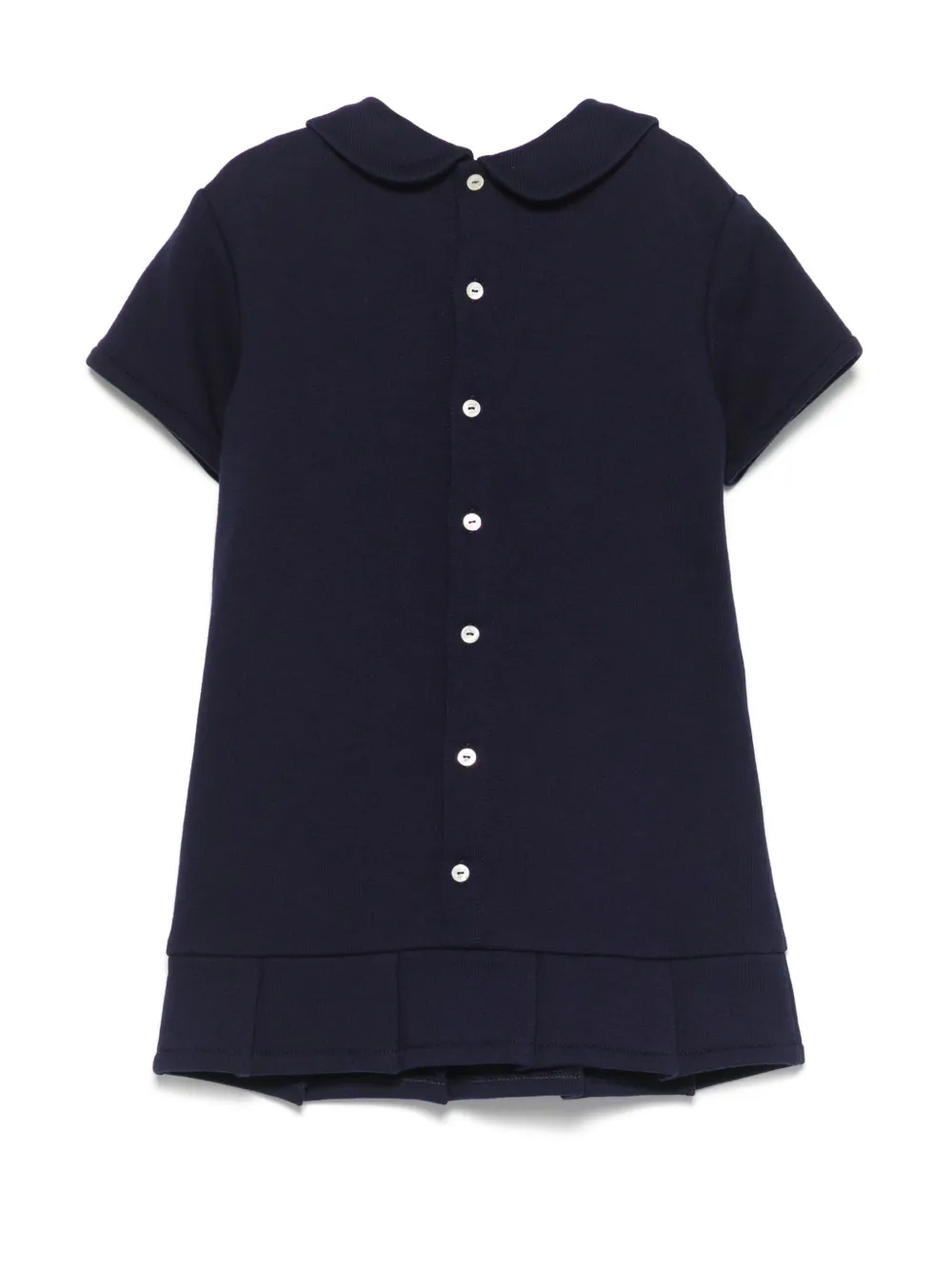 Gucci Kids Katoenen jurk met Web-detail - Blauw