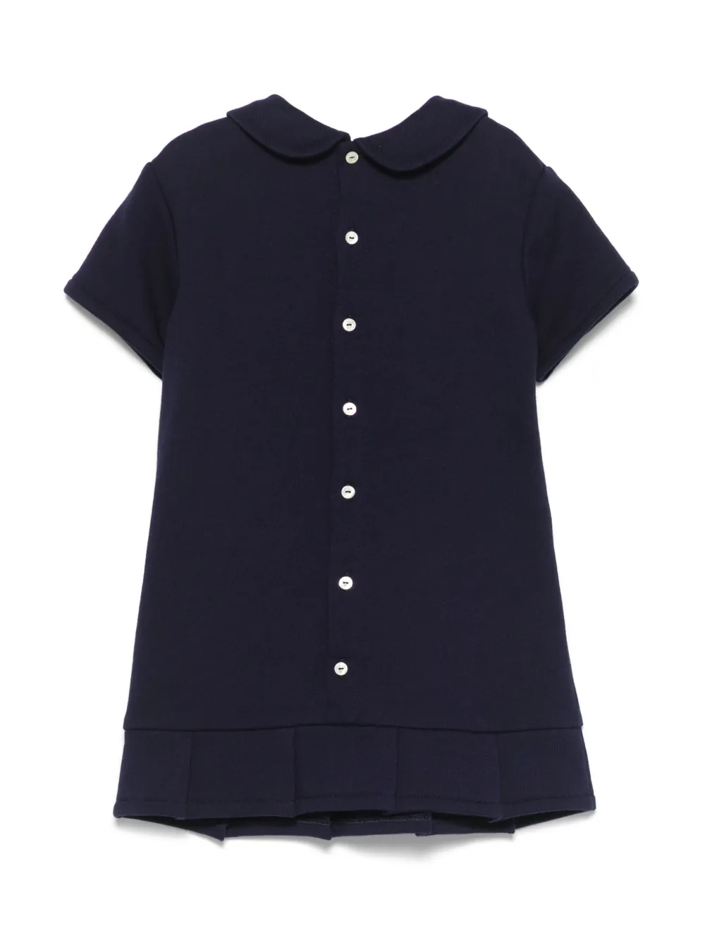 Gucci Kids Katoenen jurk met Web-detail - Blauw