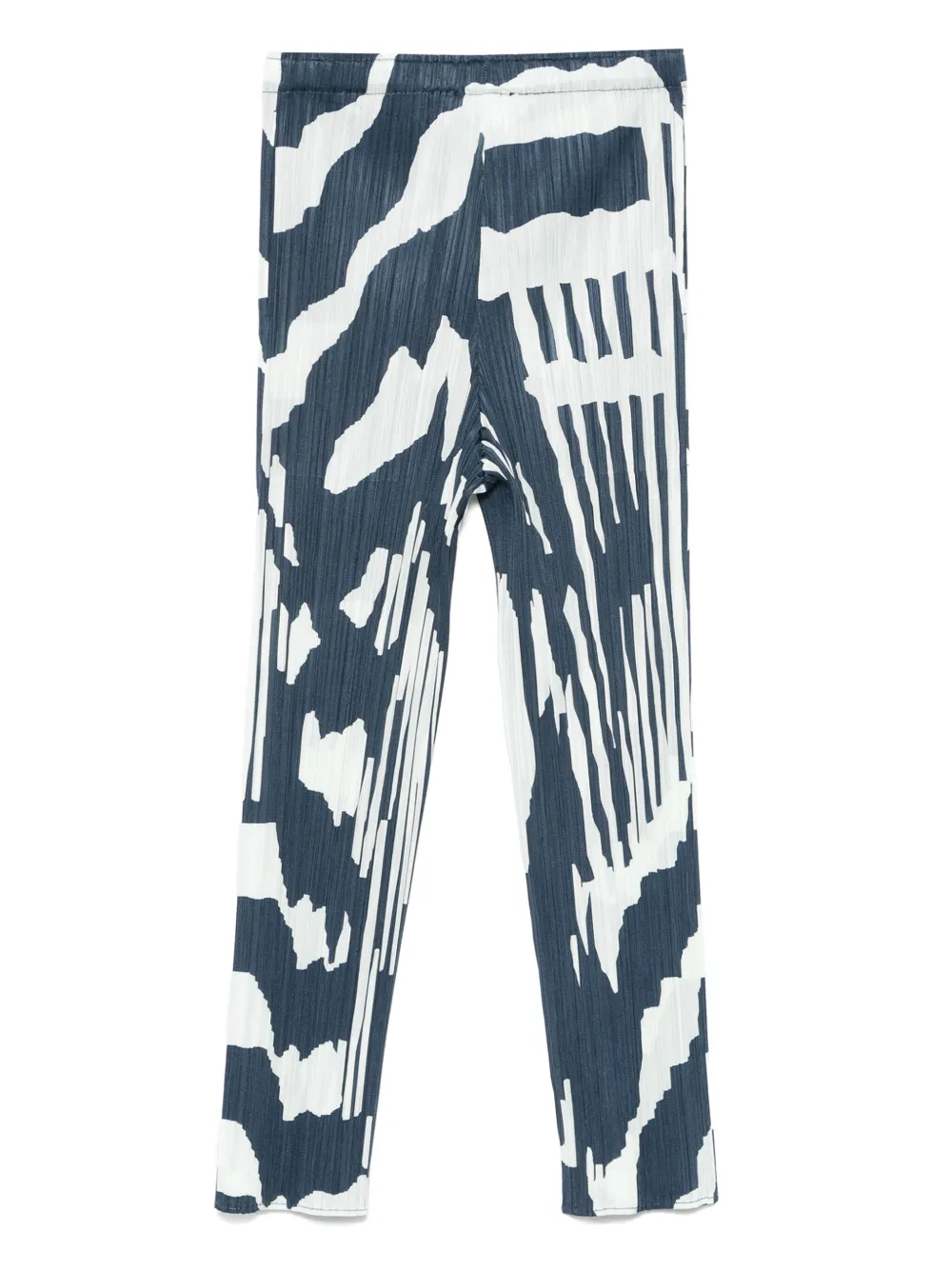 Pleats Please Issey Miyake Refraction broek - Blauw