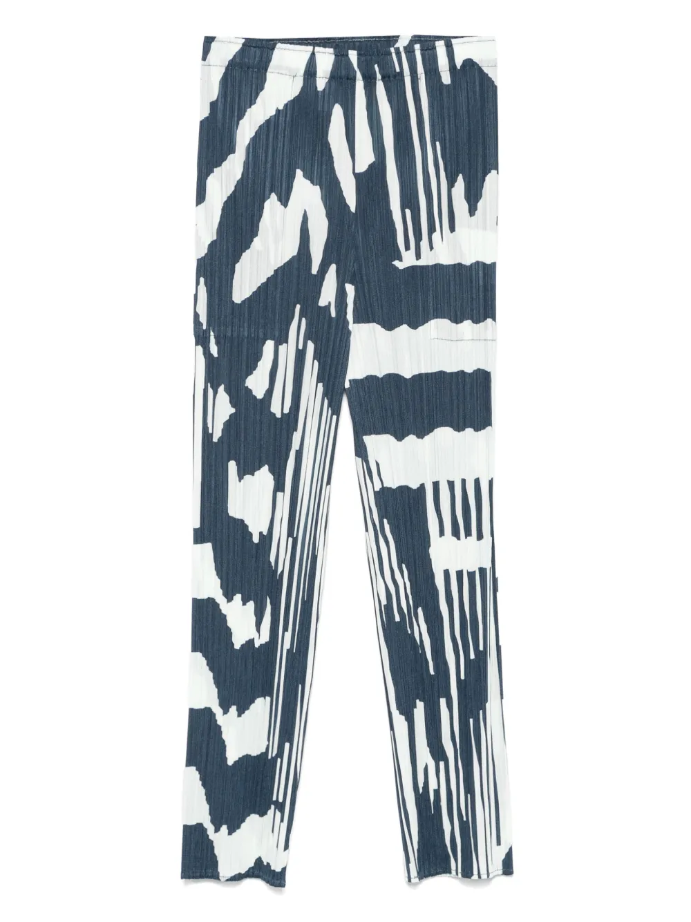 Pleats Please Issey Miyake Refraction broek Blauw