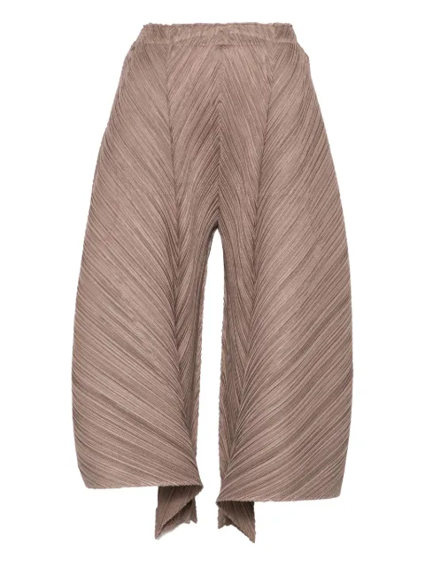 Pleats Please Issey Miyake pantalones acampanados