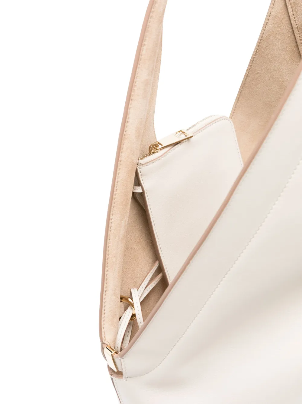 Tod's Di Bag Folio Shoulder Bag In Neutrals