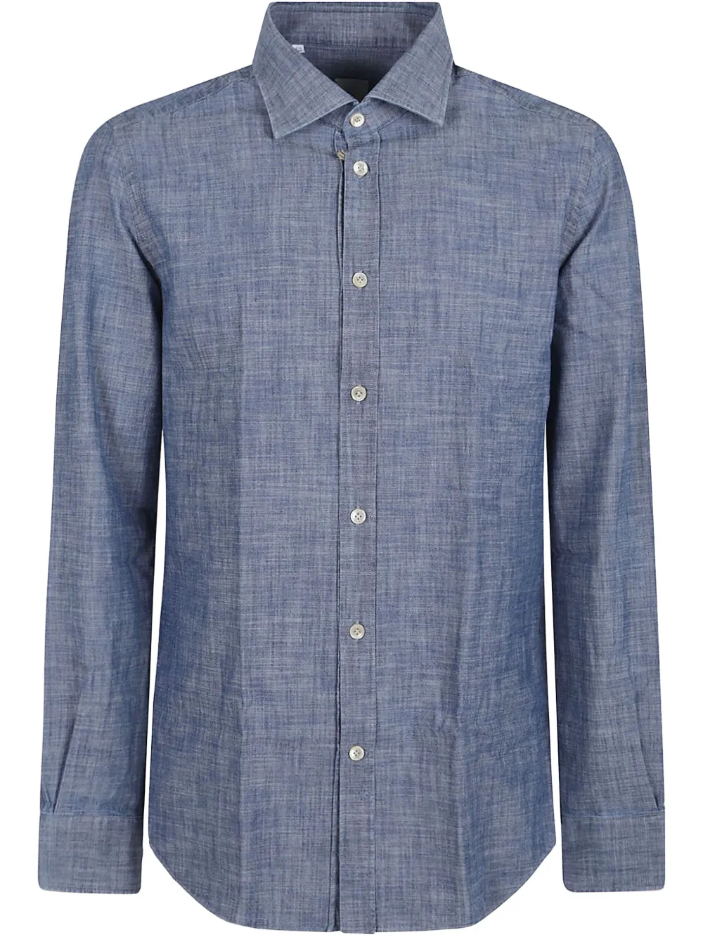 button-down chambray shirt