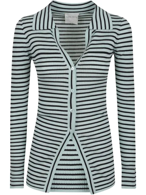 Forte Forte striped button-up cardigan