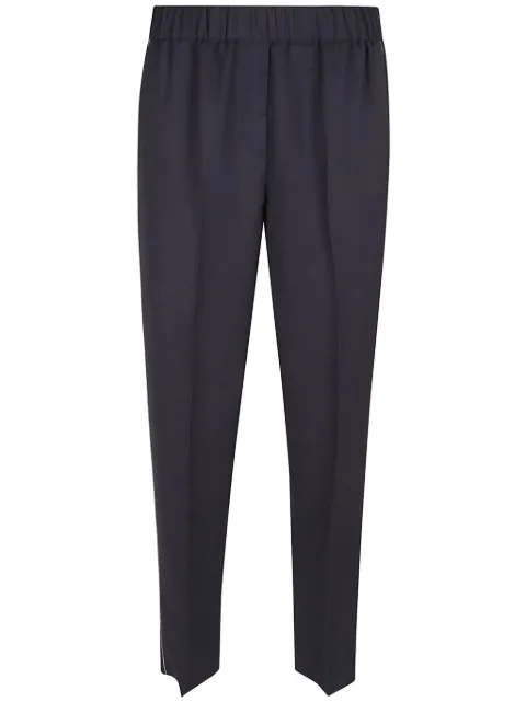 Peserico elasticated-waist tailored trousers