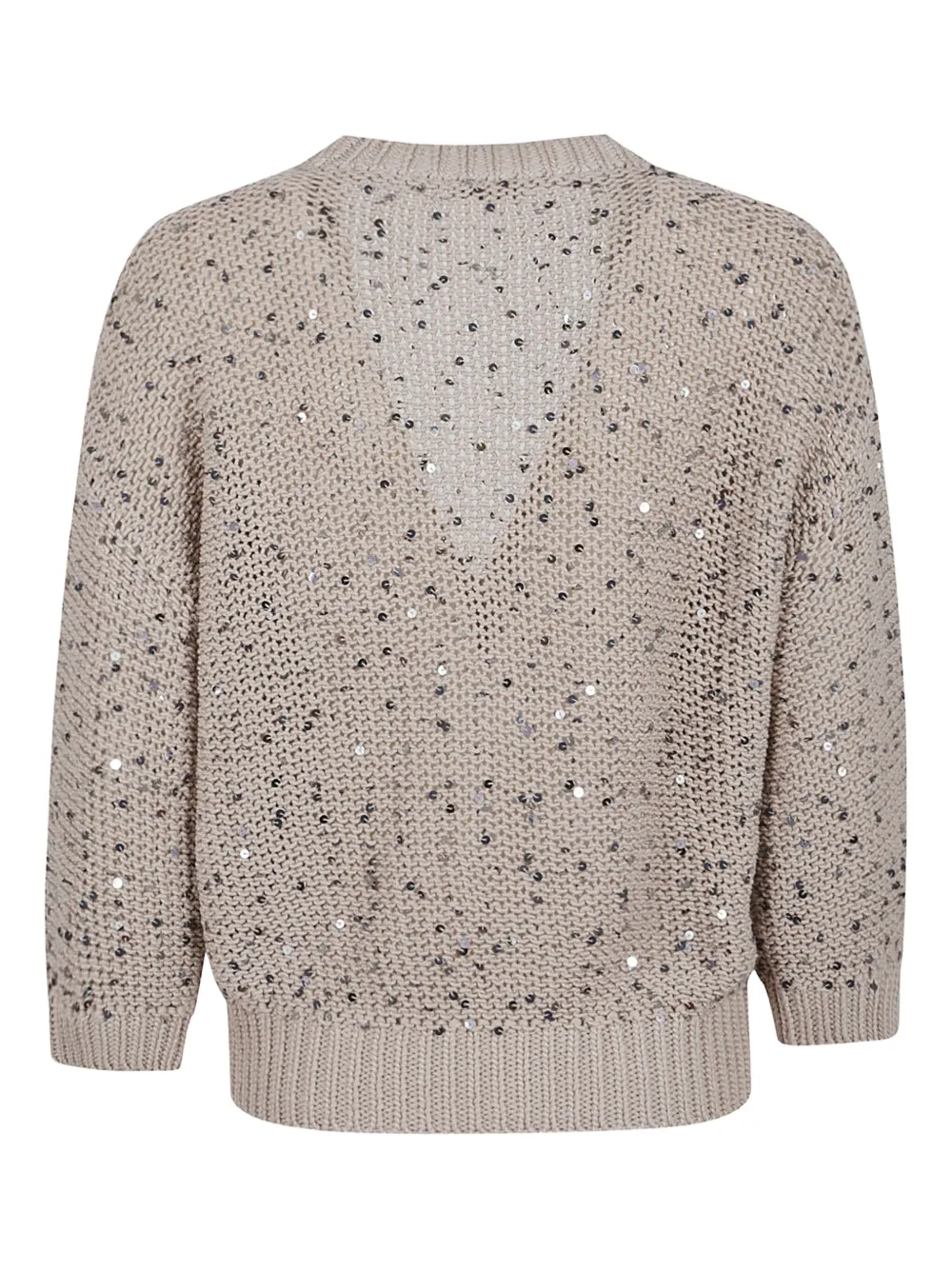 Peserico sequin-detail cardigan - Beige