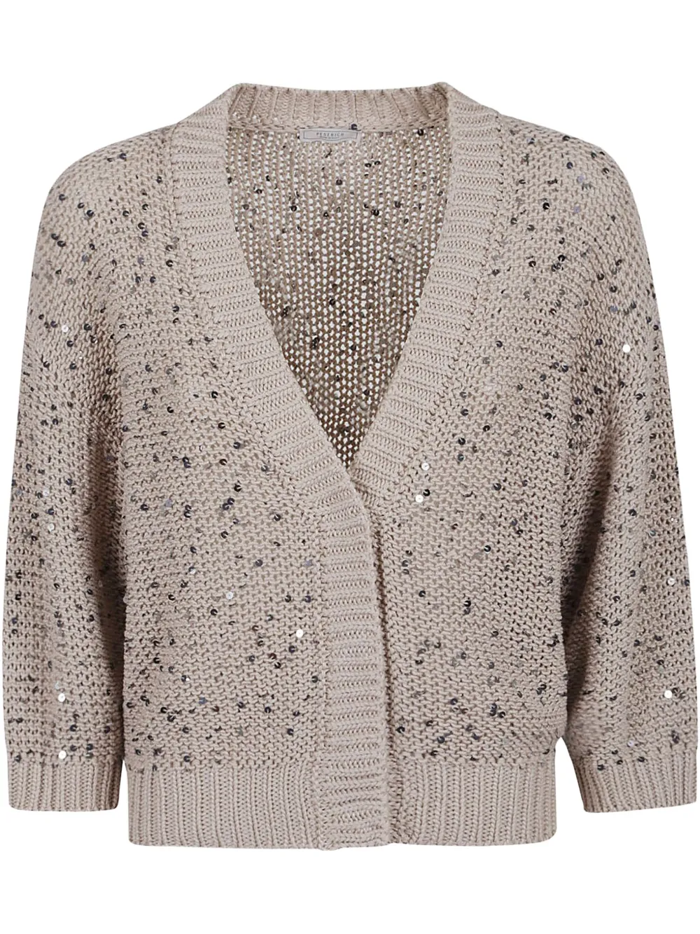 sequin-detail cardigan