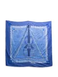 Hermès Pre-Owned 2000 x Zoe Pauwels scarf - Blue