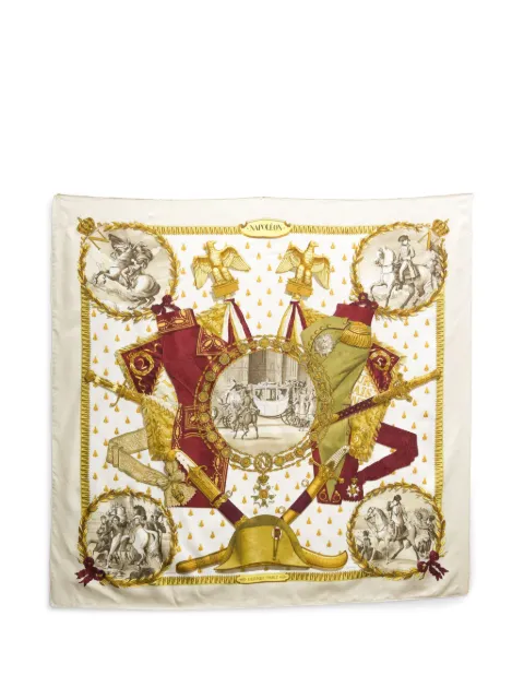 Hermès Pre-Owned mascada Napoleon by Philippe Ledoux 1960