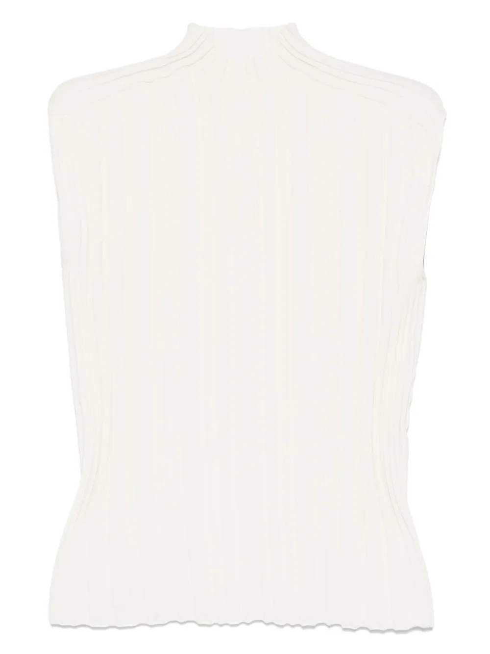 Pleats Please Issey Miyake pleated T-shirt Beige
