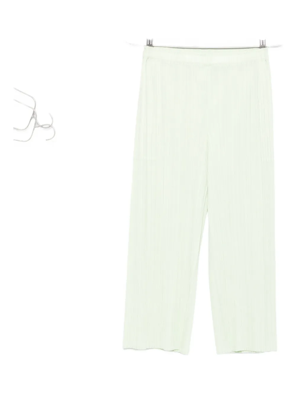 Issey Miyake Pleated Cropped Trousers