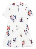 ERDEM floral-print mini dress - White