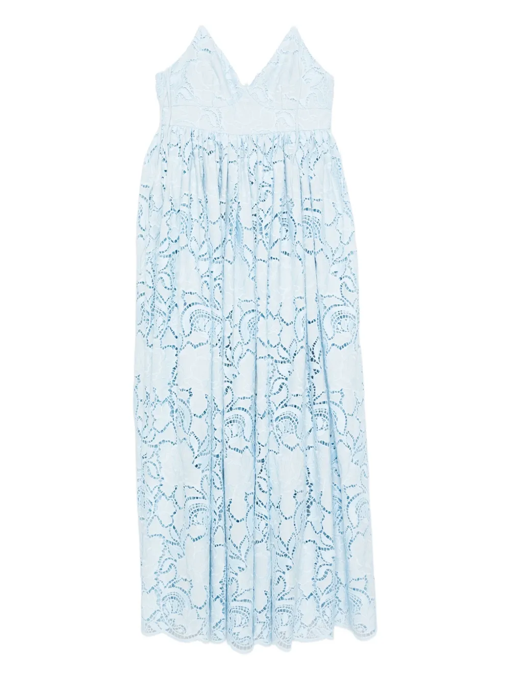 ERDEM sleeveless midi dress Blauw