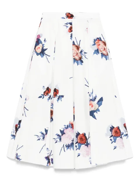 ERDEM pleated midi skirt