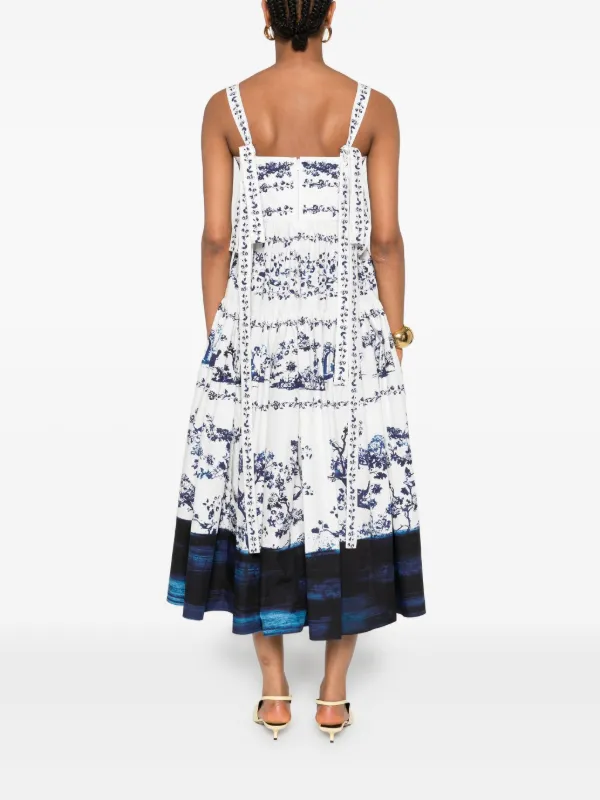 ■ERDEM フローラル コットン シャツ ドレス □ERDEM (アーデム) フローラルシャツドレス (ERDEM/ワンピース
