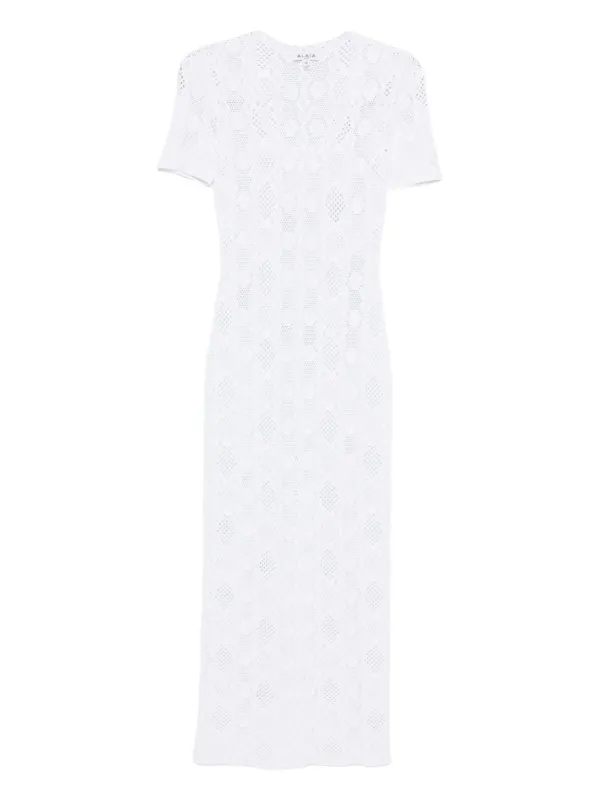 alaia white knit dress Alaïa python-lace | Caegory_All Evening Dresses