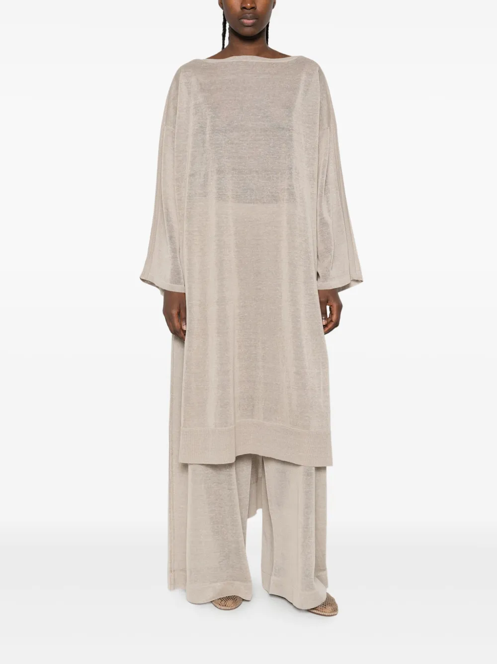 Alaïa long sleeve knitted dress | Day Dresses | Image 2