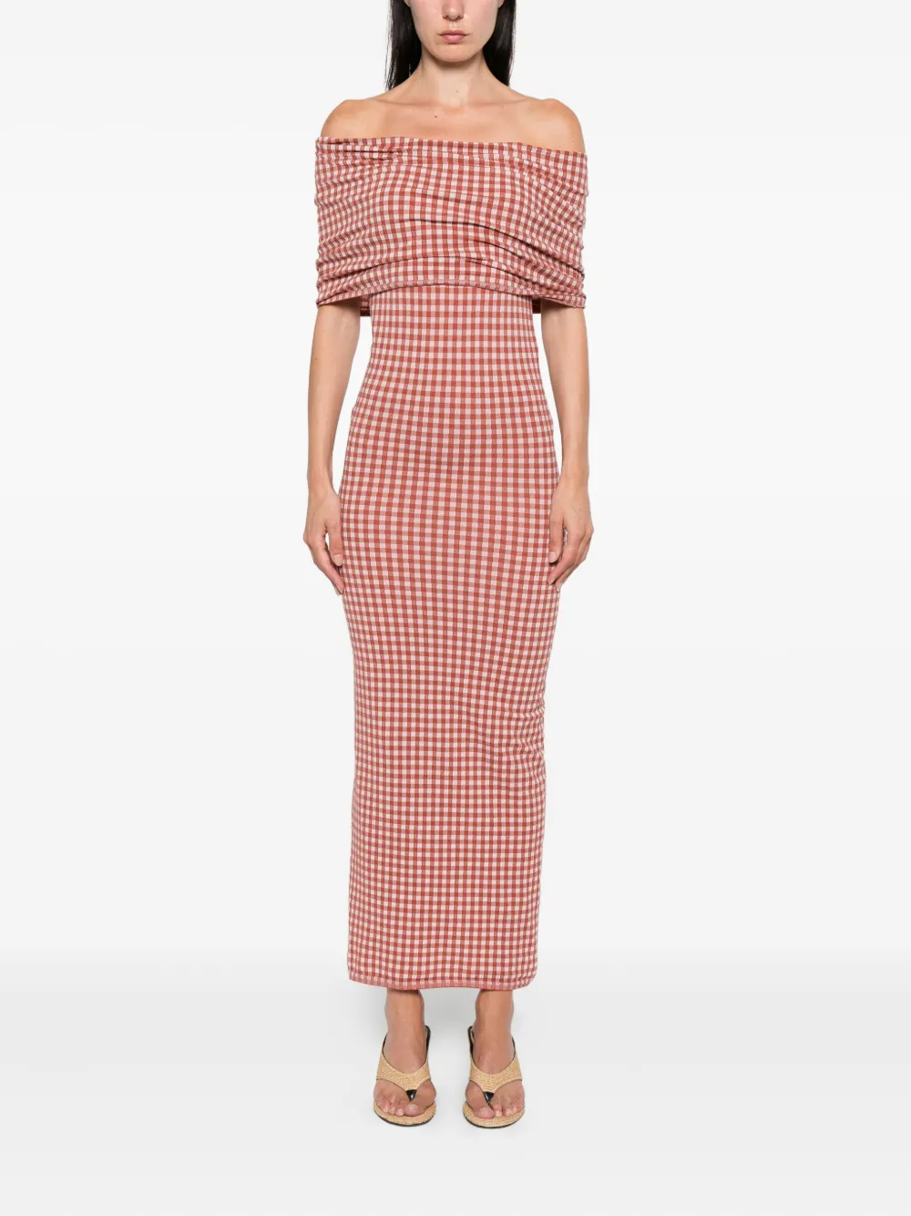 Alaïa gingham knit maxi dress | Day Dresses | Image 2