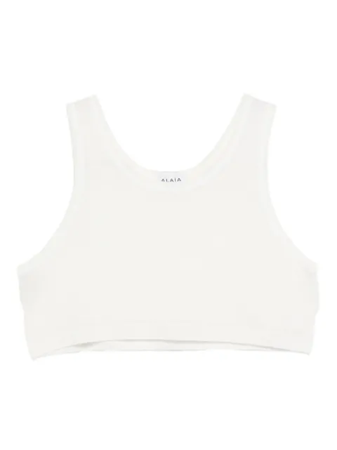 Alaïa Ärmelloses Cropped-Top