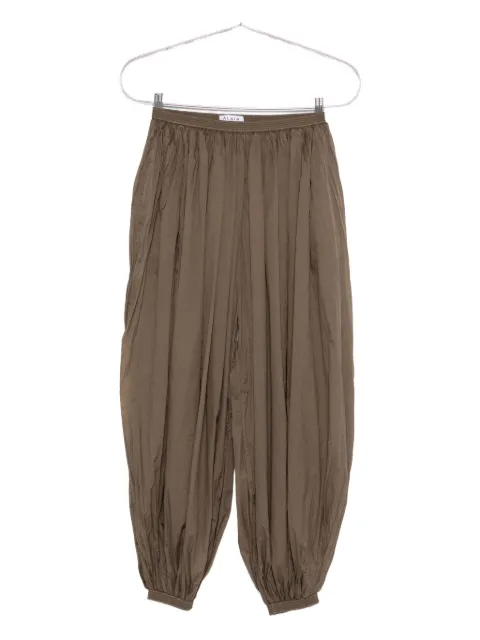 Alaïa Calça com detalhe de pregas
