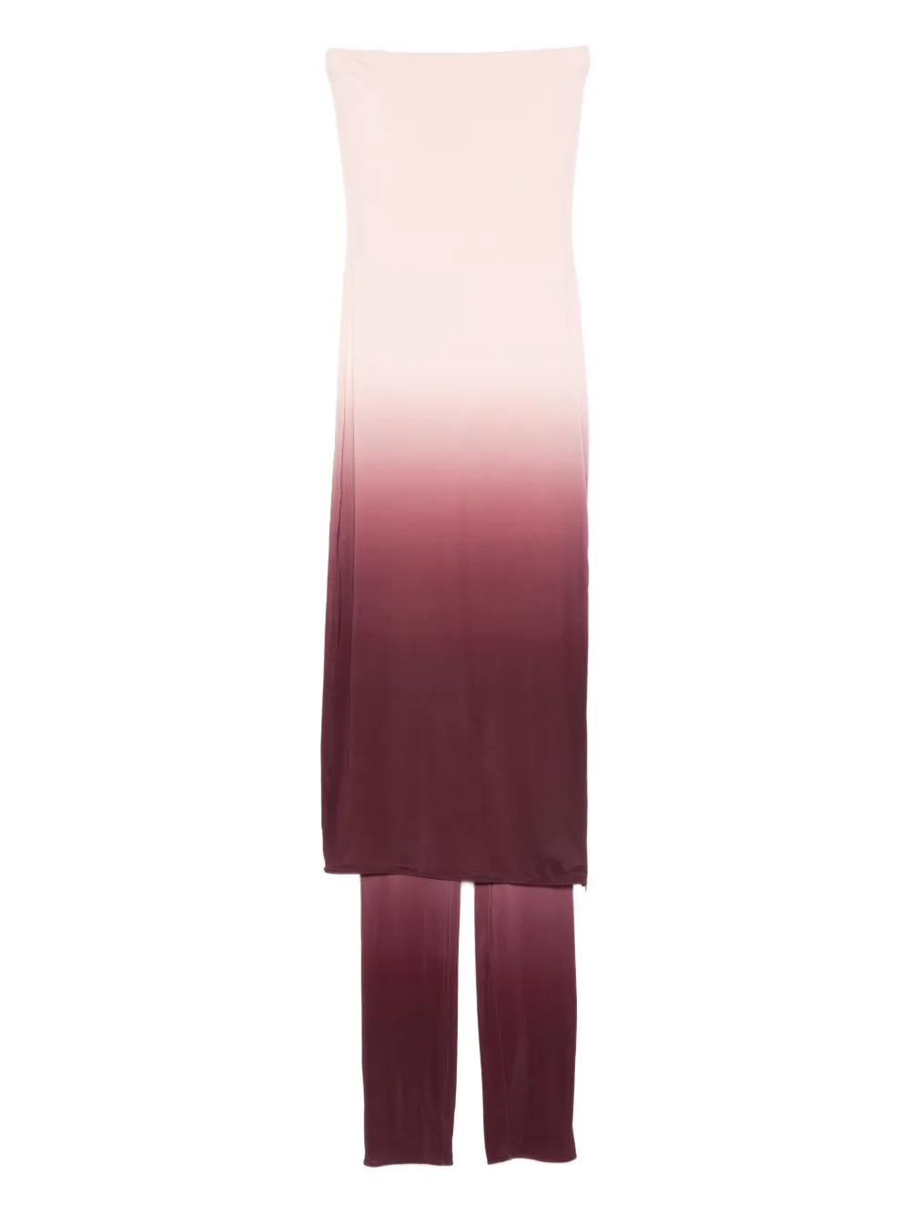 Alaïa strapless knitted midi dress | Pink | Image 1