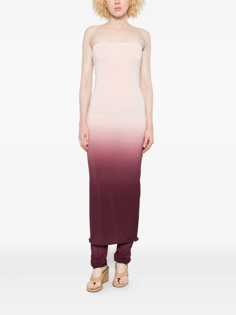 Alaïa strapless knitted midi dress | Day Dresses | Image 2