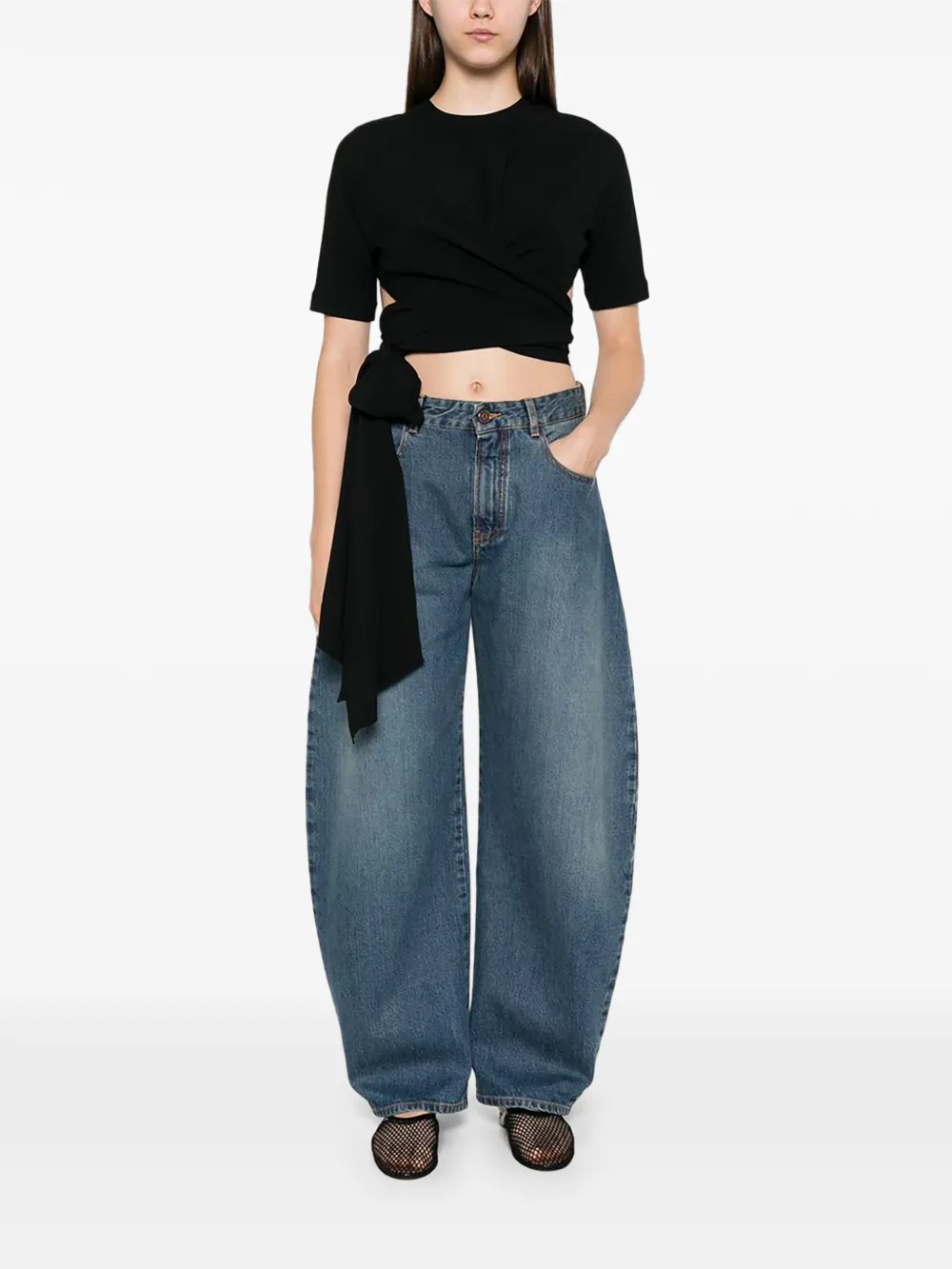 Alaïa wrap-effect cut-out top | Vests & Tank Tops | Image 2