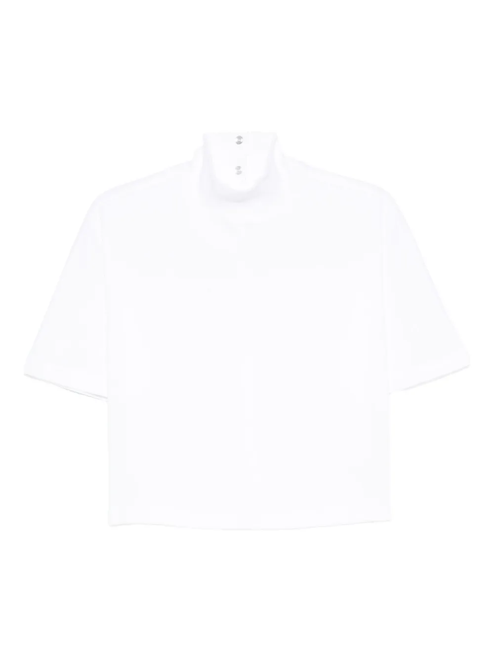 Alaïa high-neck cropped top | White | Image 1